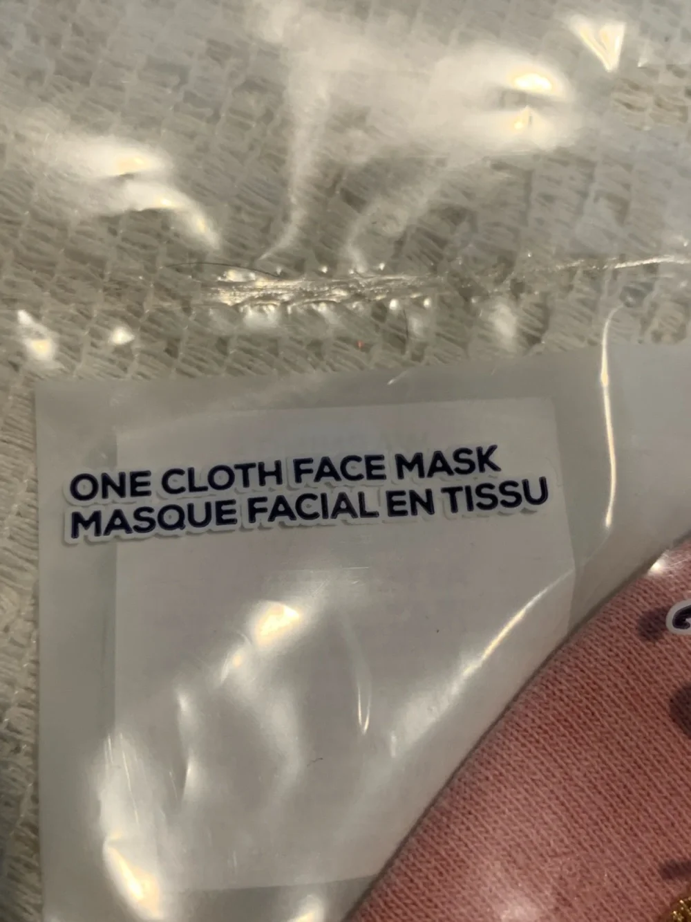 Walt Disney World Briar Rose Gold Face Mask by Spirit Jersey size L